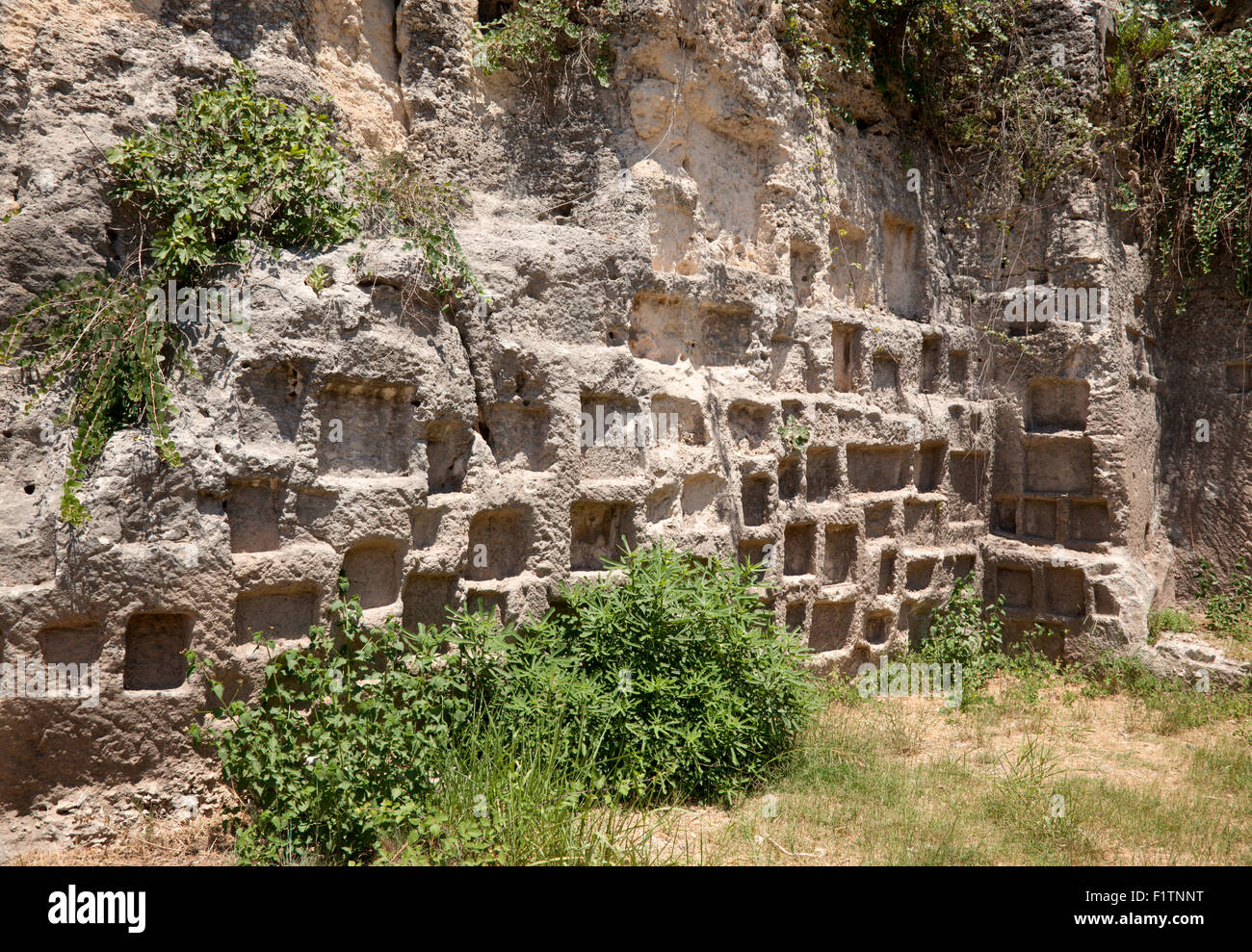 The Archaeological Park of Neapolis in Syracuse, Parco Archeologico della Neapolis, Siracusa  Sicily, Italy Stock Photo