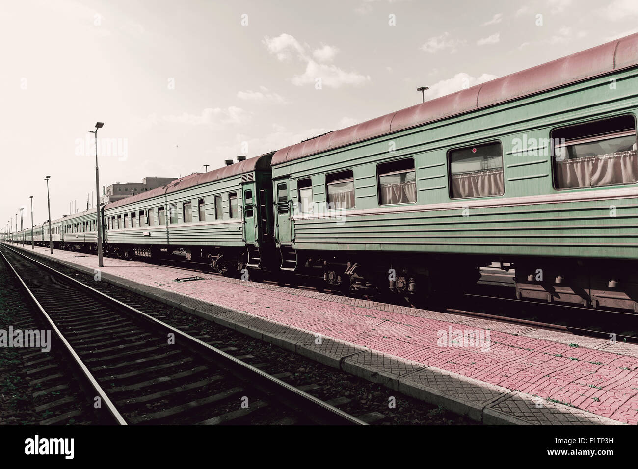 Old Train Stock Photo