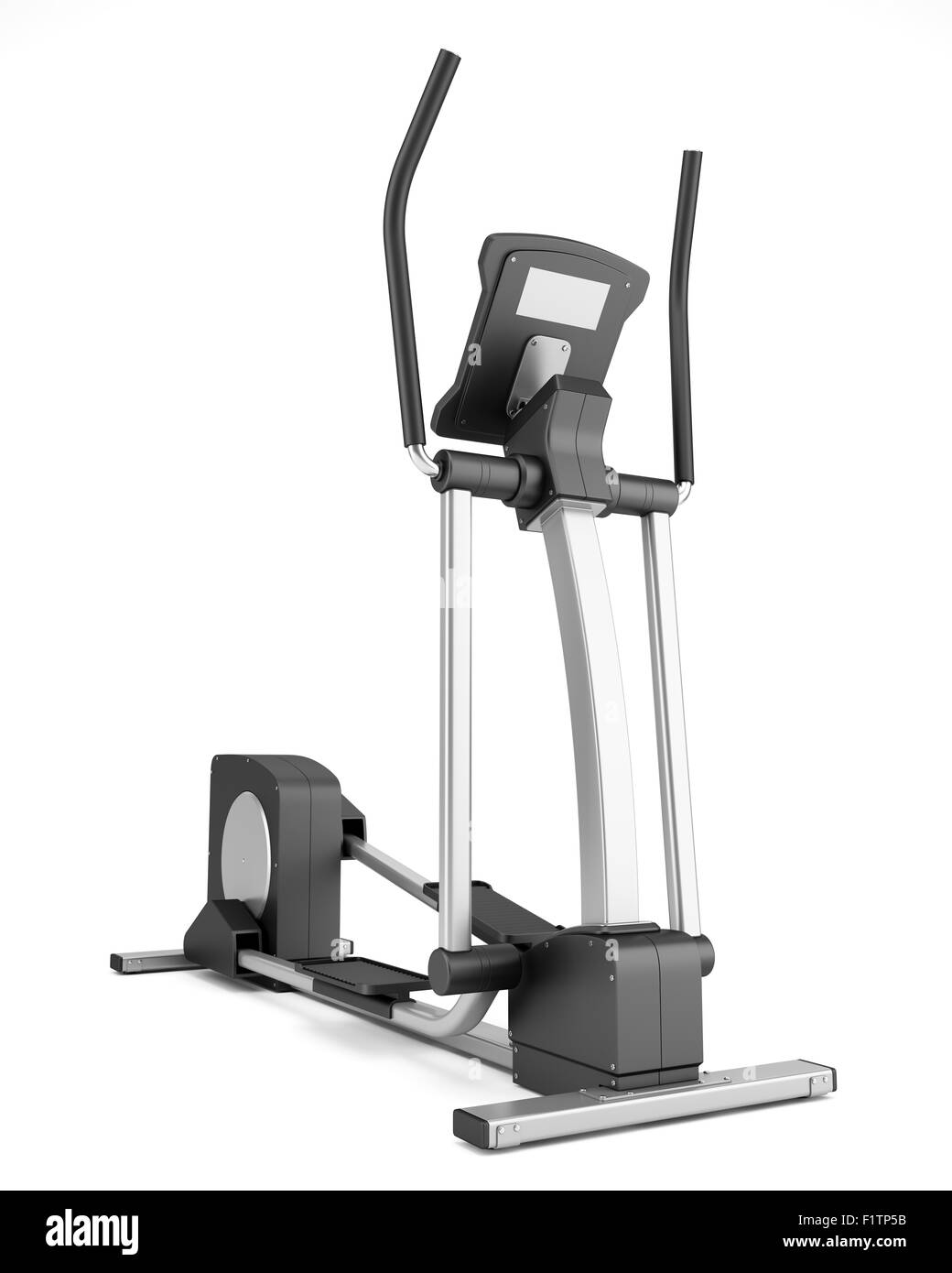 elliptical cross trainer isolated on white background Stock Photo Alamy