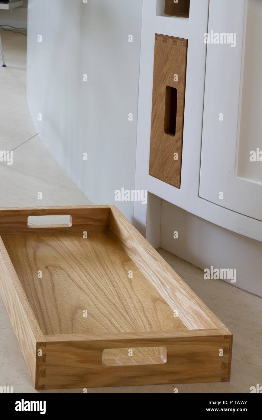 Wooden Tray storage Stock Photo Alamy