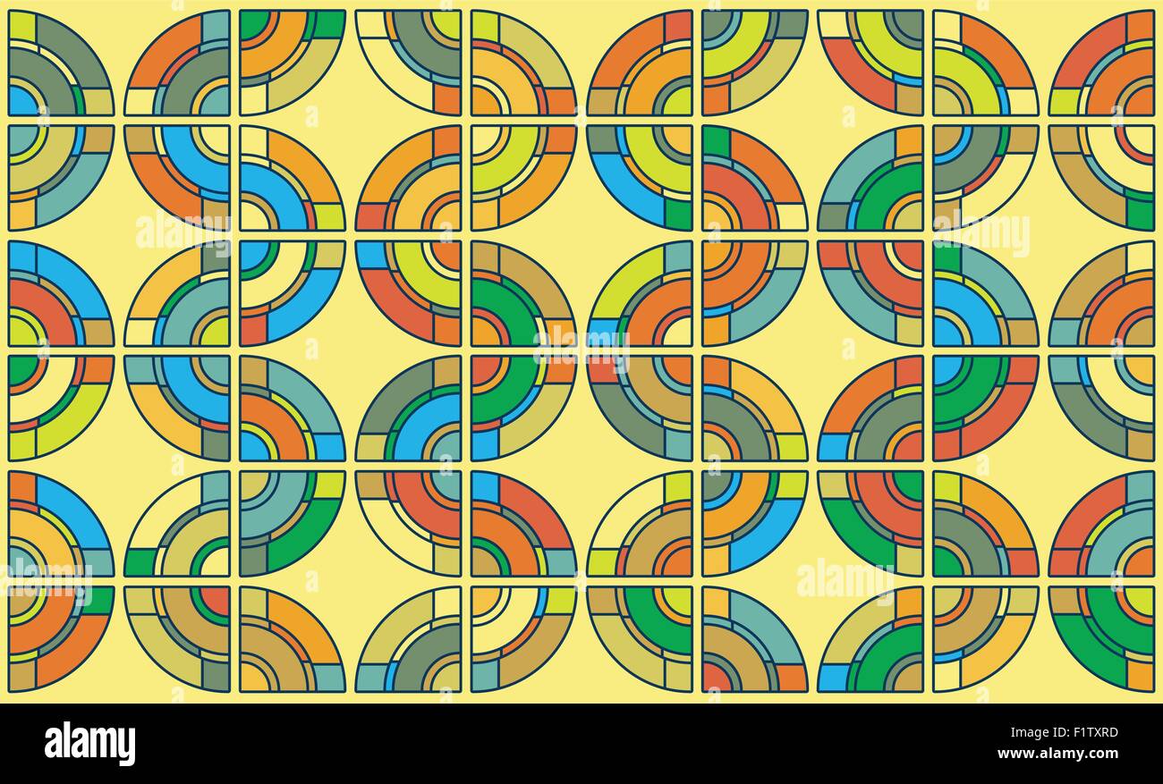 abstract color circles background vector illustration Stock Vector