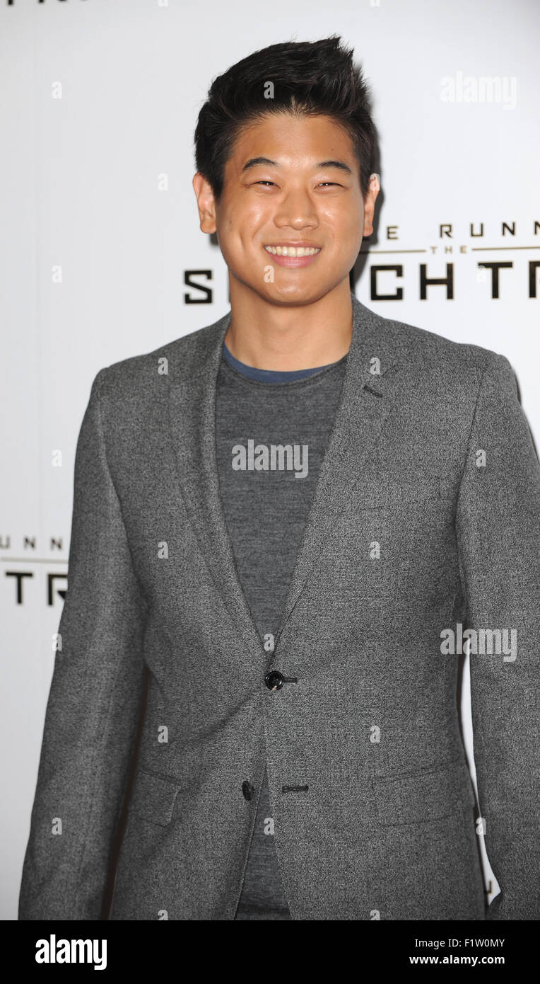 London, UK, UK. 7th Sep, 2015. Ki Hong Lee attends the Maze Runner ...