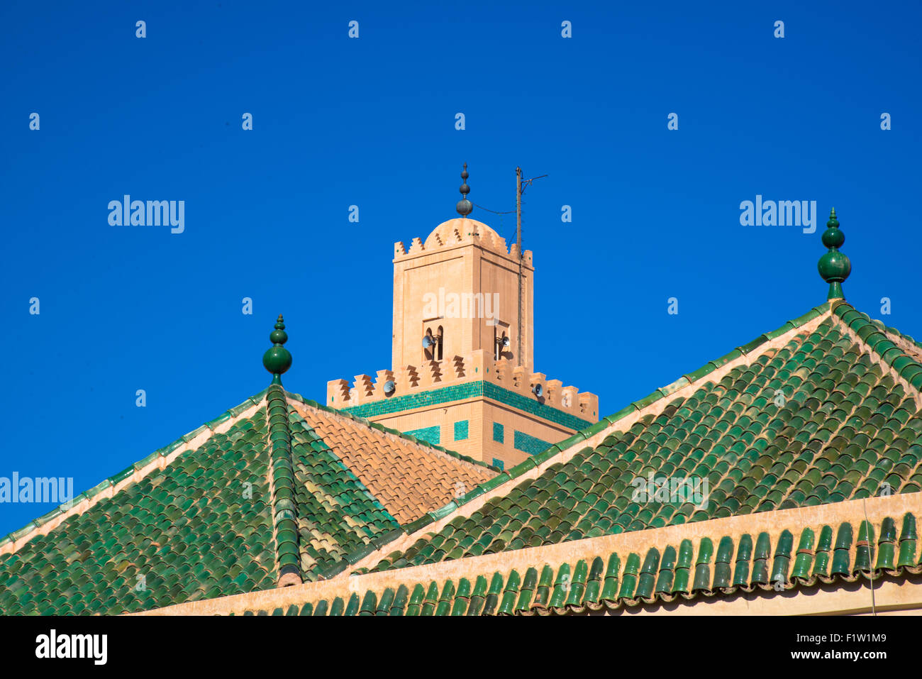 ali ben youssef mosque in marrakech maroc Stock Photo