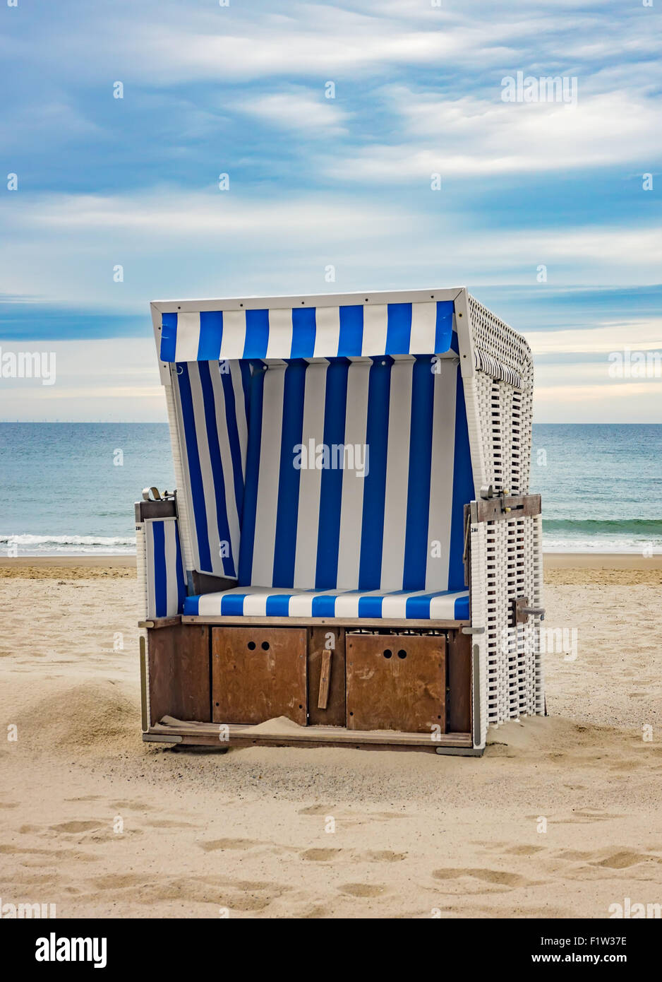 beach chair near kampen on sylt Stock Photo Alamy