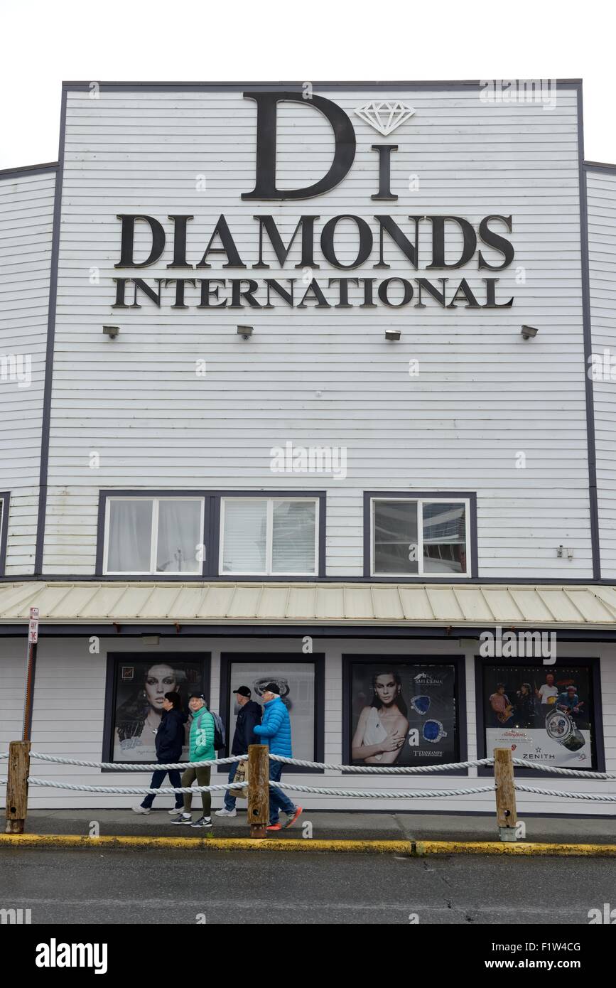Di Diamonds International store in Ketchikan Alaska USA Stock Photo Alamy