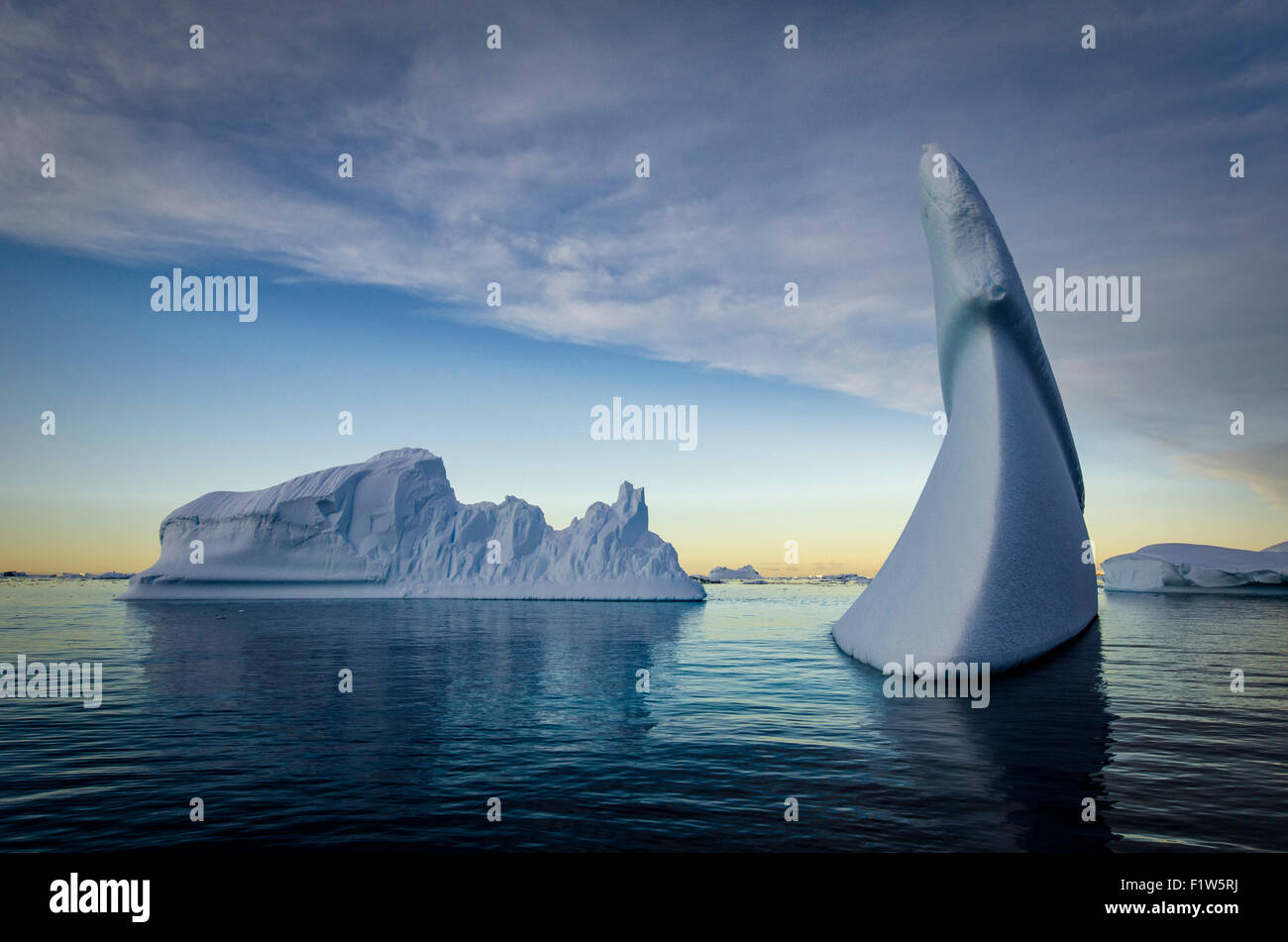 A large iceberg in Antarctica Stock Photo