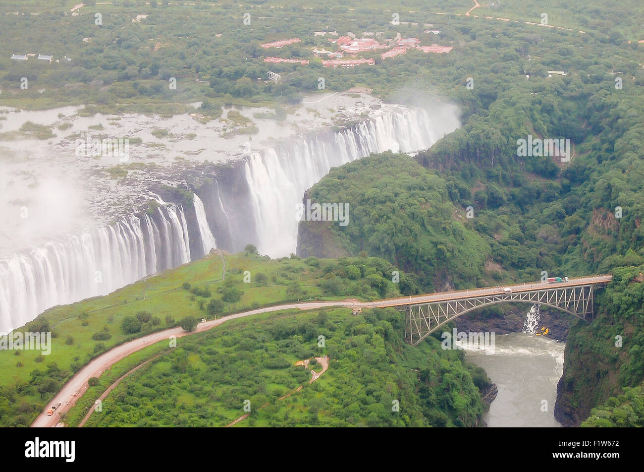 Victoria Falls - Zambia/Zimbabwe Stock Photo