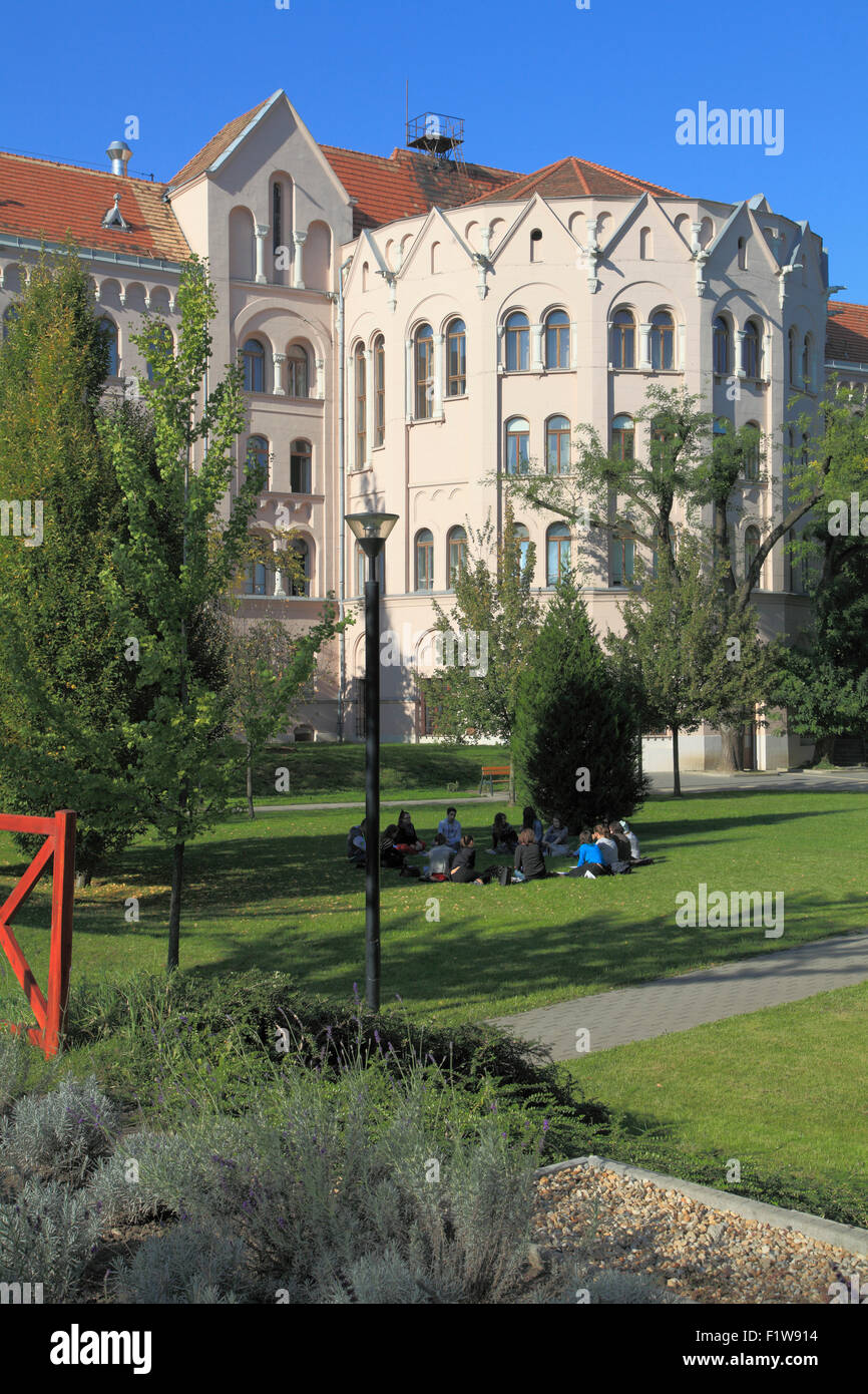 Hungary, Szeged, University, Study and Information Center, Stock Photo
