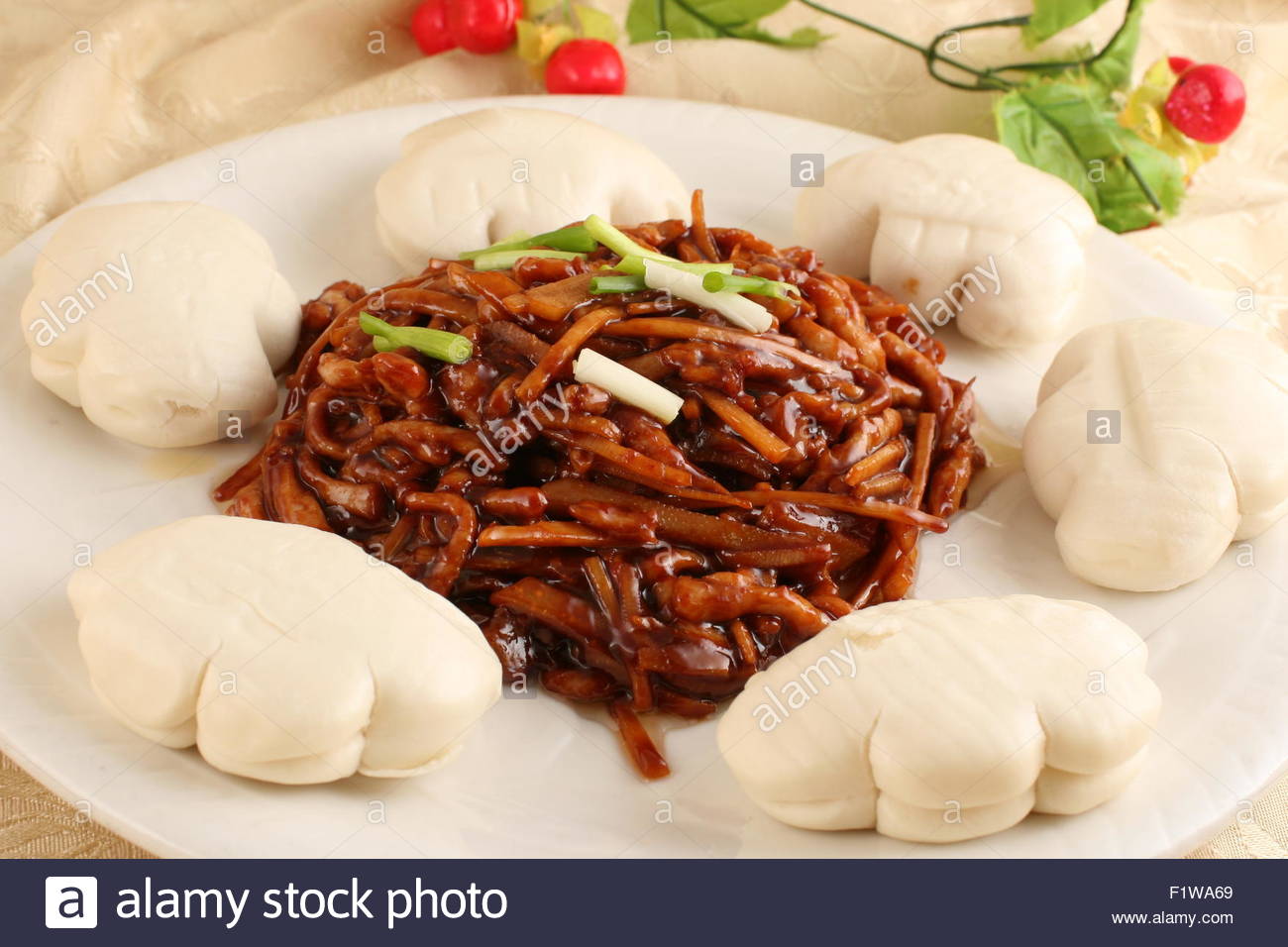 Jing Jiang Rousi Burger Stock Photo Alamy