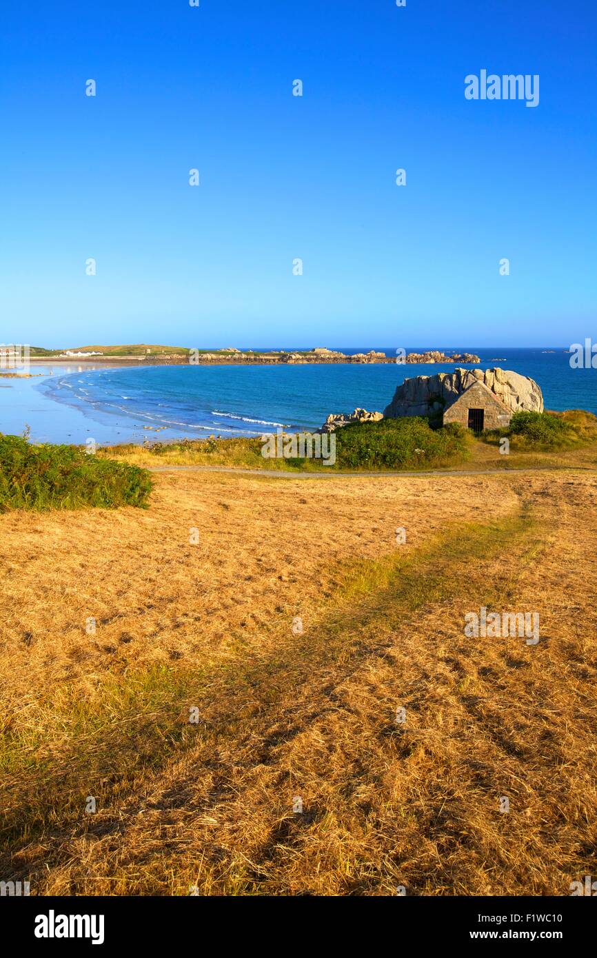 L'Ancresse Bay, Guernsey, Channel Islands Stock Photo Alamy
