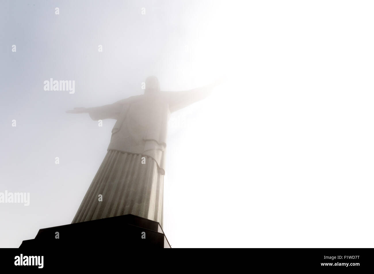 Corcovado Hill in Rio de Janeiro, Brazil Stock Photo