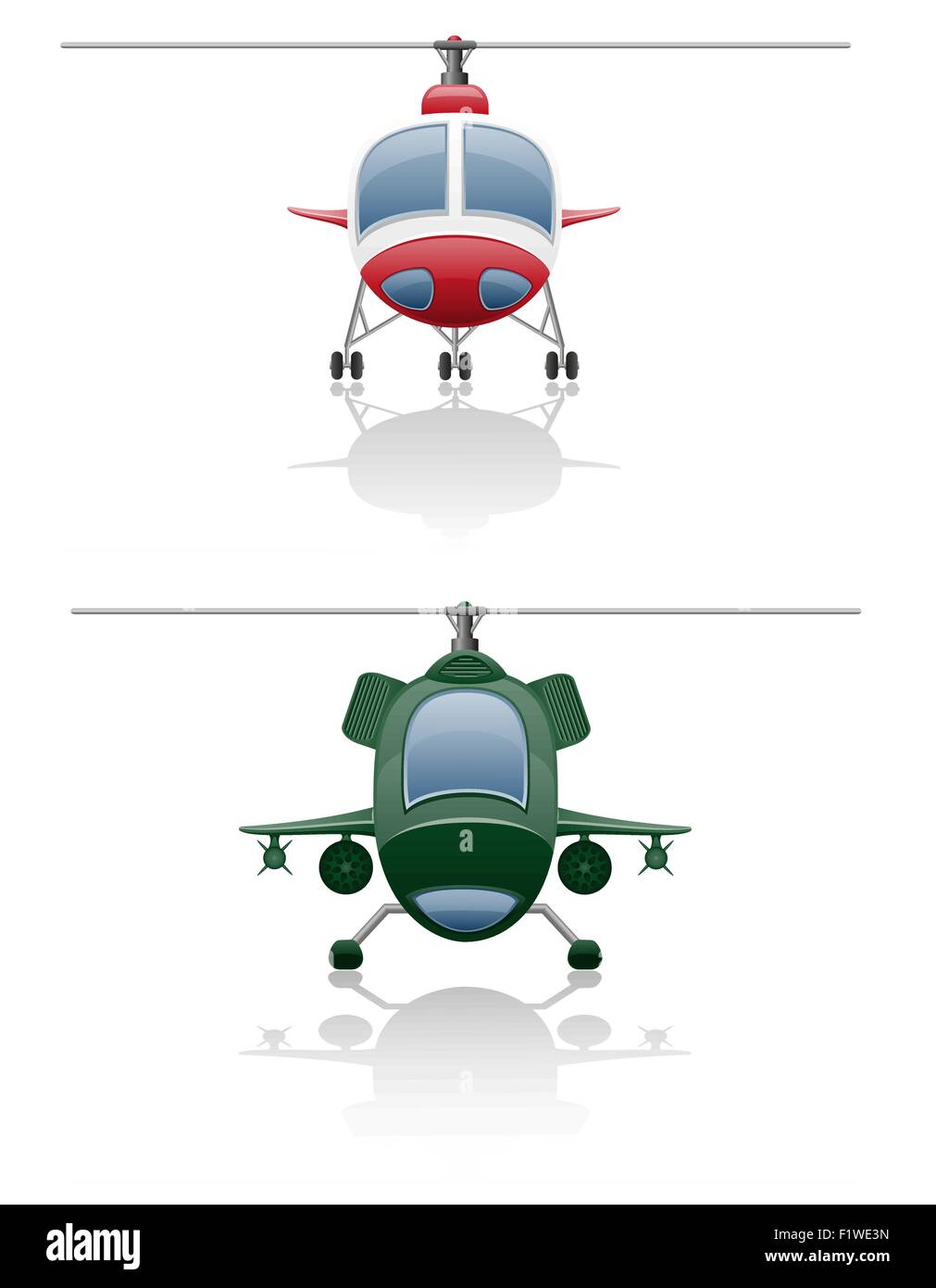 set icons helicopter vector illustration isolated on white background ...
