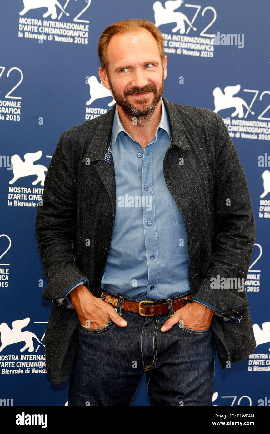 Ralph Fiennes during the 'A Bigger Splash' photocall at the 72nd Venice