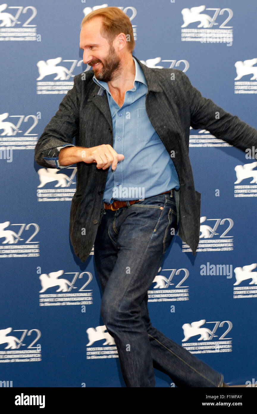 Ralph Fiennes during the 'A Bigger Splash' photocall at the 72nd Venice