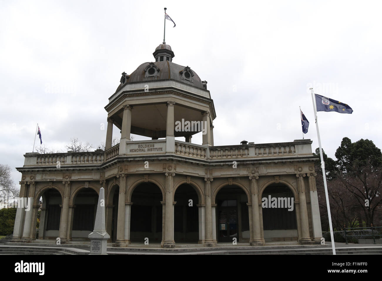 The Soldiers Memorial Institute, Military Museum In Bendigo, Victoria ...