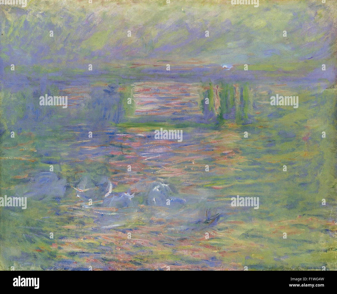 Claude Monet - Charing Cross Bridge Stock Photo