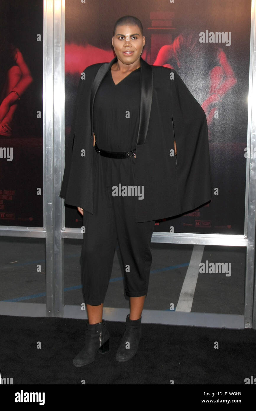 Premiere of 'The Gallows' at Hollywood High School - Arrivals  Featuring: EJ Johnson Where: Los Angeles, California, United States When: 08 Jul 2015 Stock Photo