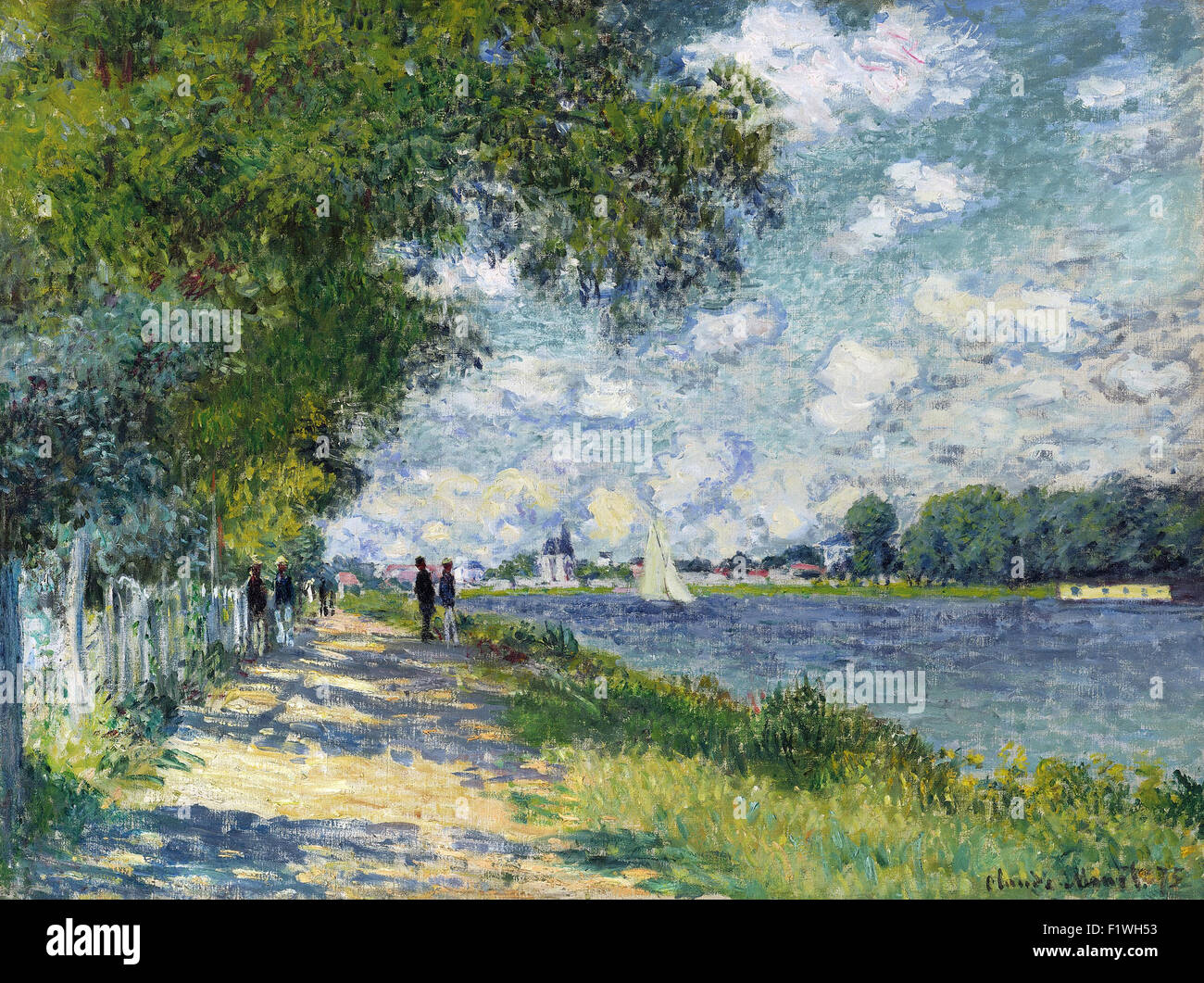 Claude Monet La Seine Argenteuil Stock Photo Alamy claude-monet-la-seine-argenteuil-stock-photo-alamy