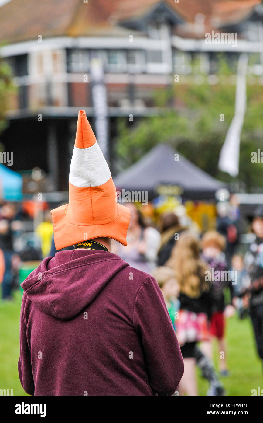 Traffic cone hat hi-res stock photography and images - Alamy