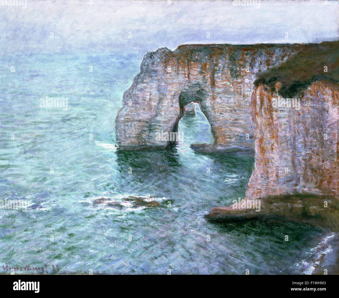 Claude Monet - Manne Porte, Étretat Stock Photo
