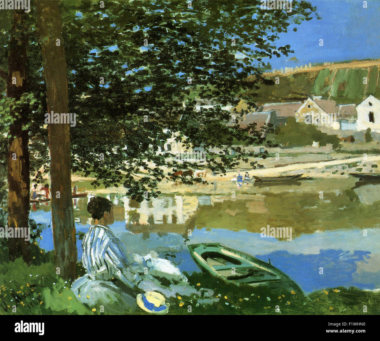 Claude monet on the bank of the seine hi-res stock photography and images -  Alamy