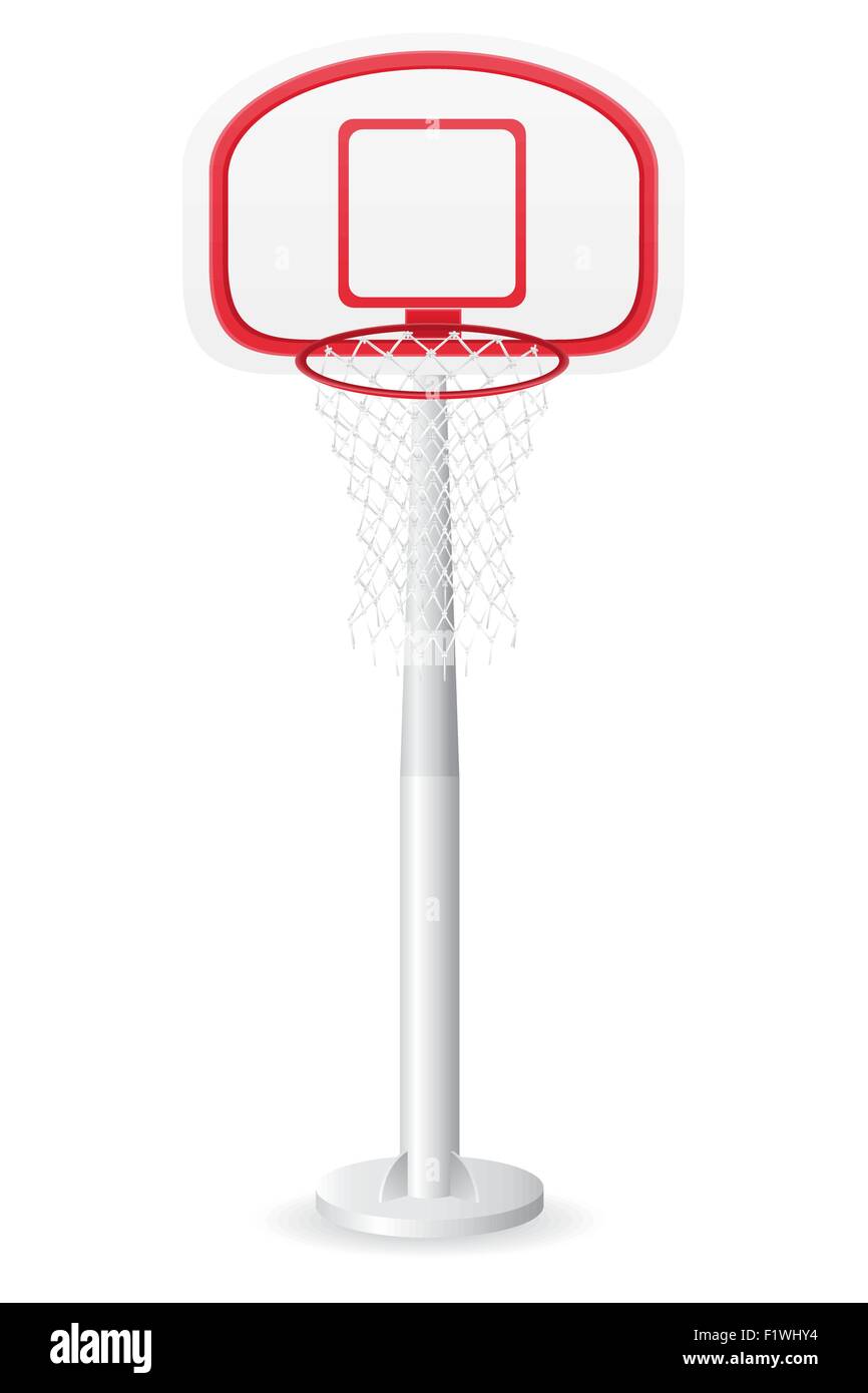 basketball backboard vector illustration isolated on white background Stock Vector Image & Art