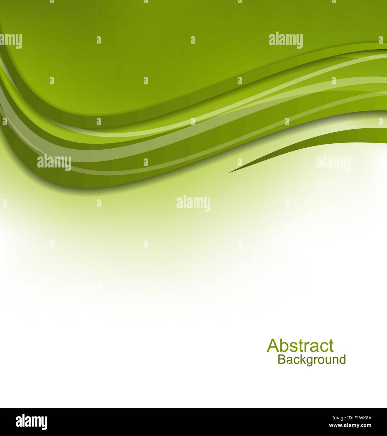 Green Wavy Background, Design Template Stock Vector Image & Art - Alamy
