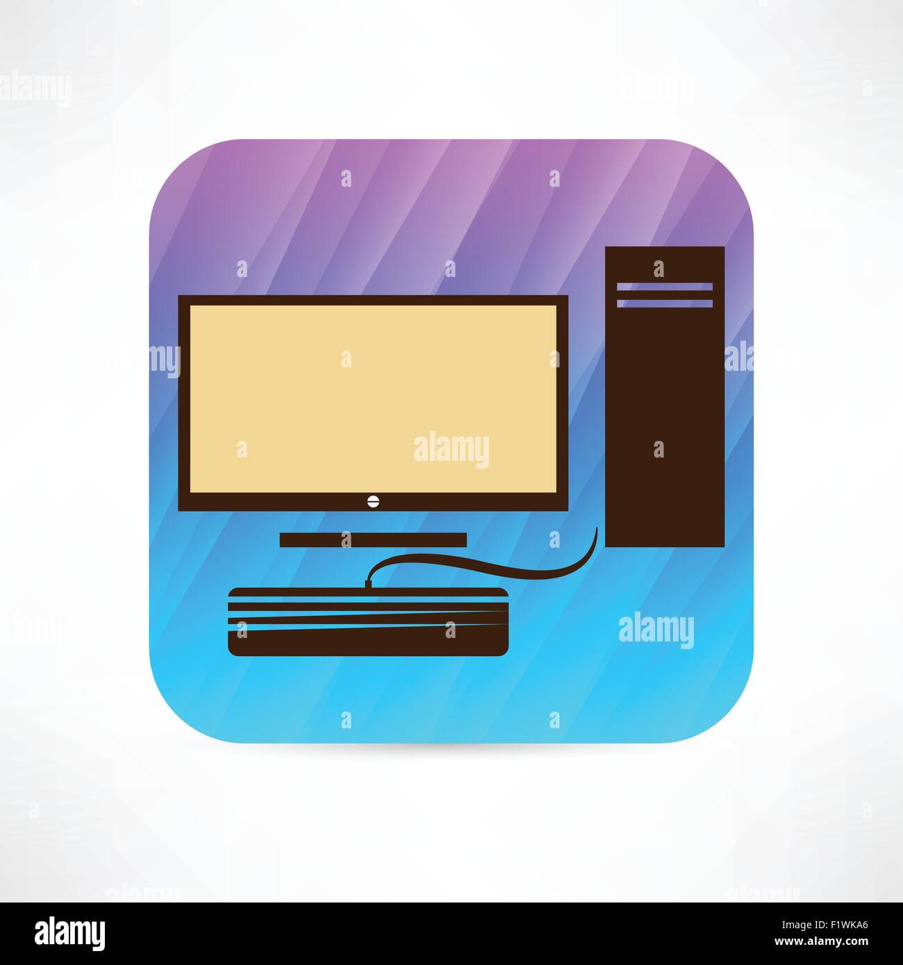 personal computer icon Stock Vector Image & Art - Alamy