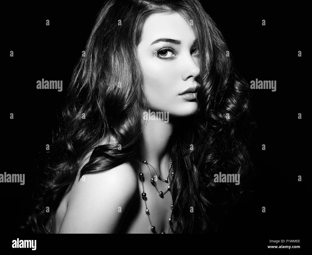 Beauty beautiful woman Black and White Stock Photos & Images - Alamy