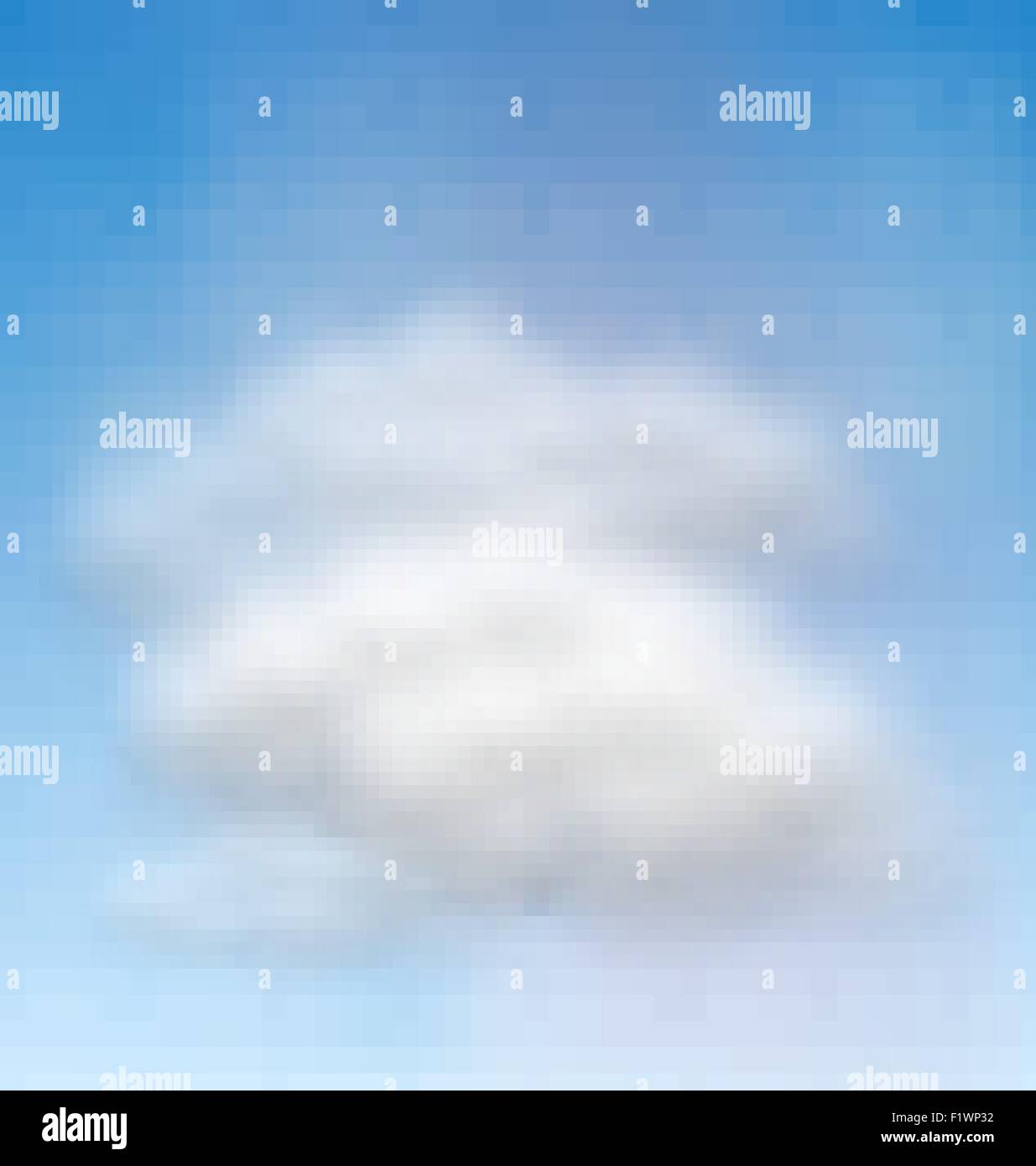 Background Blue Sky Fluffy Clouds Stock Vector Image & Art - Alamy