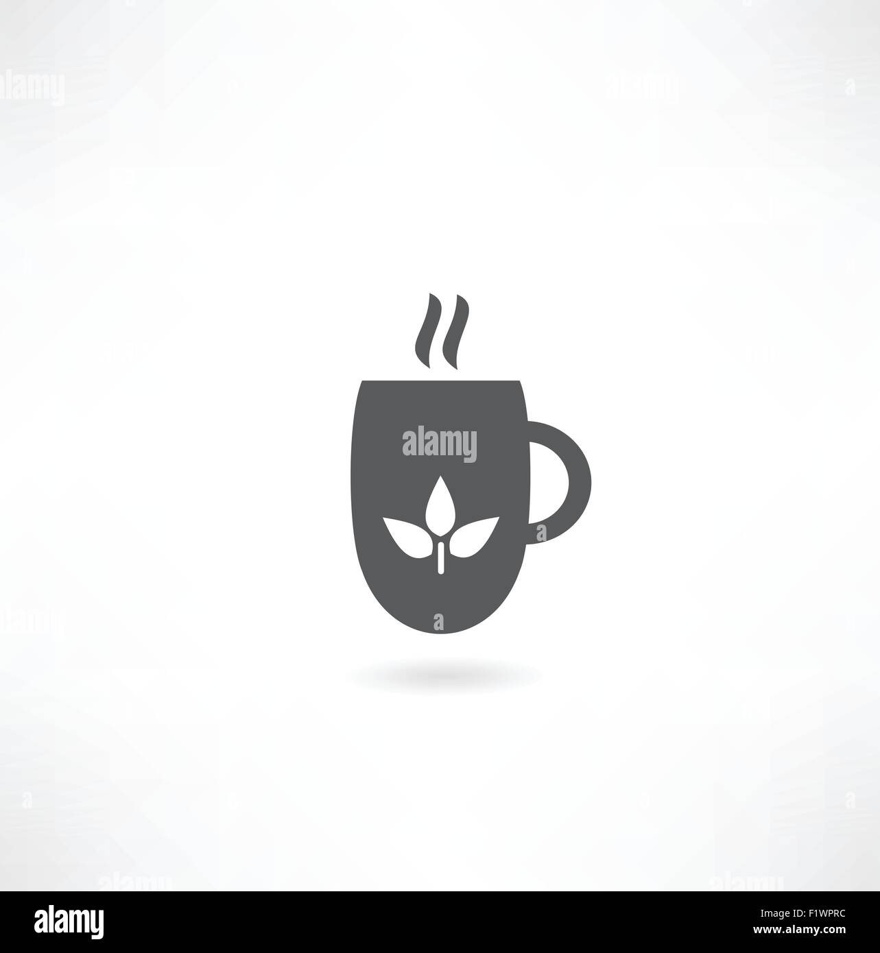 Tablet cup of tea Stock Vector Images - Alamy