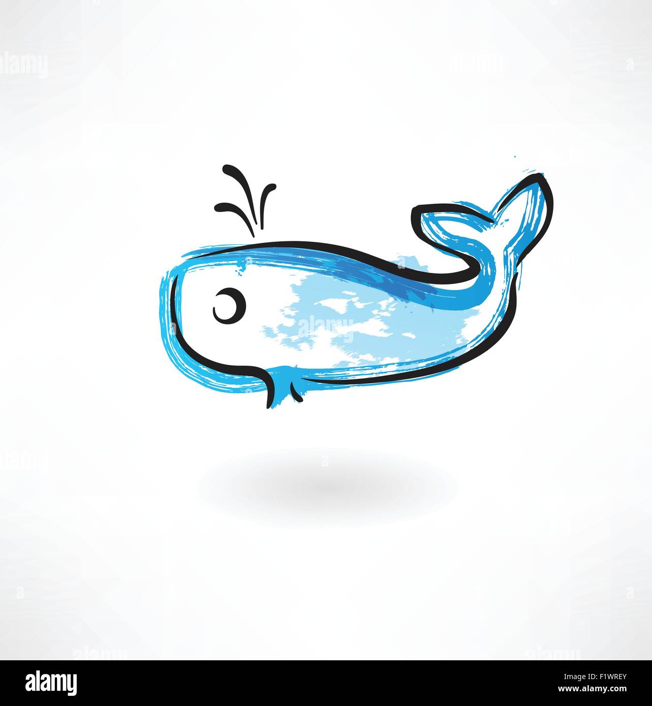 whale grunge icon Stock Vector Image & Art - Alamy