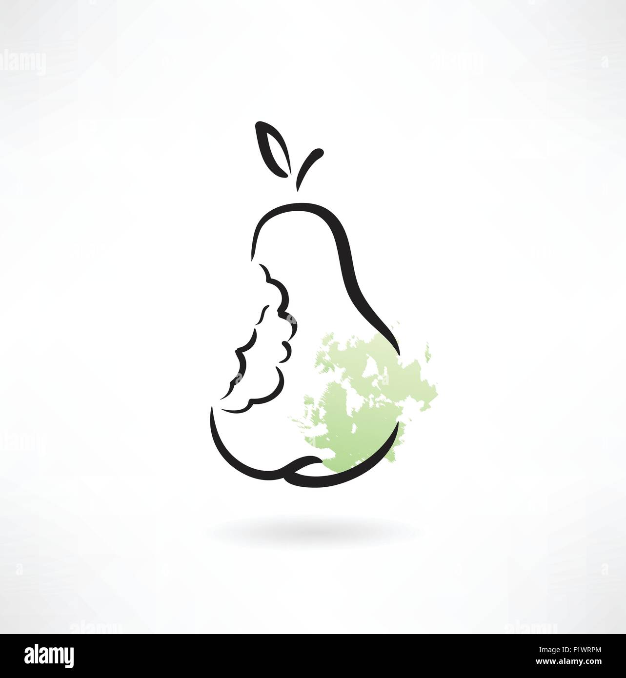 Pear shape Stock Vector Images - Alamy