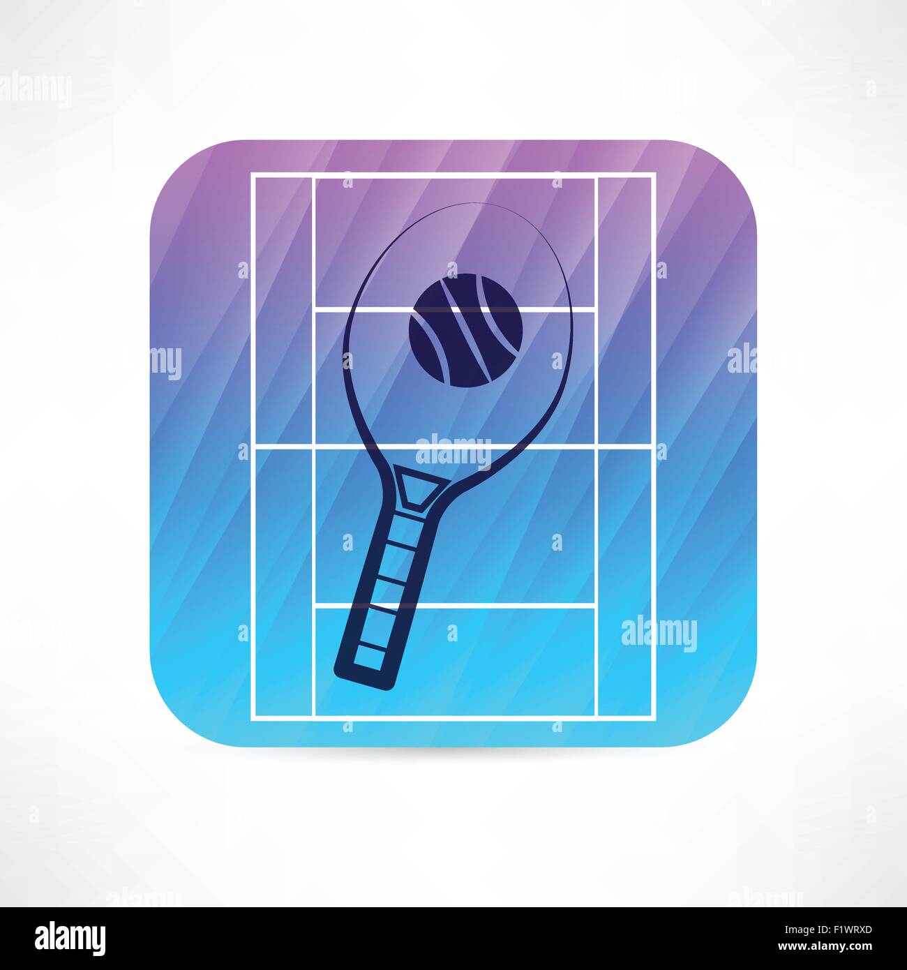 Tennis wall Stock Vector Images - Alamy