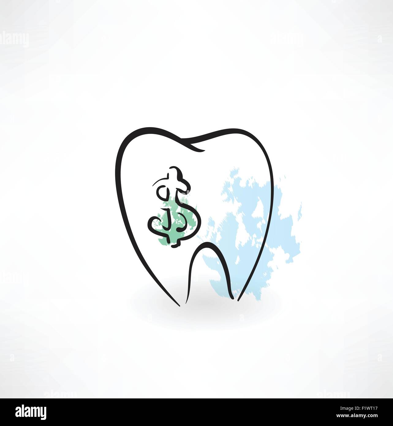 tooth grunge icon Stock Vector Image & Art - Alamy