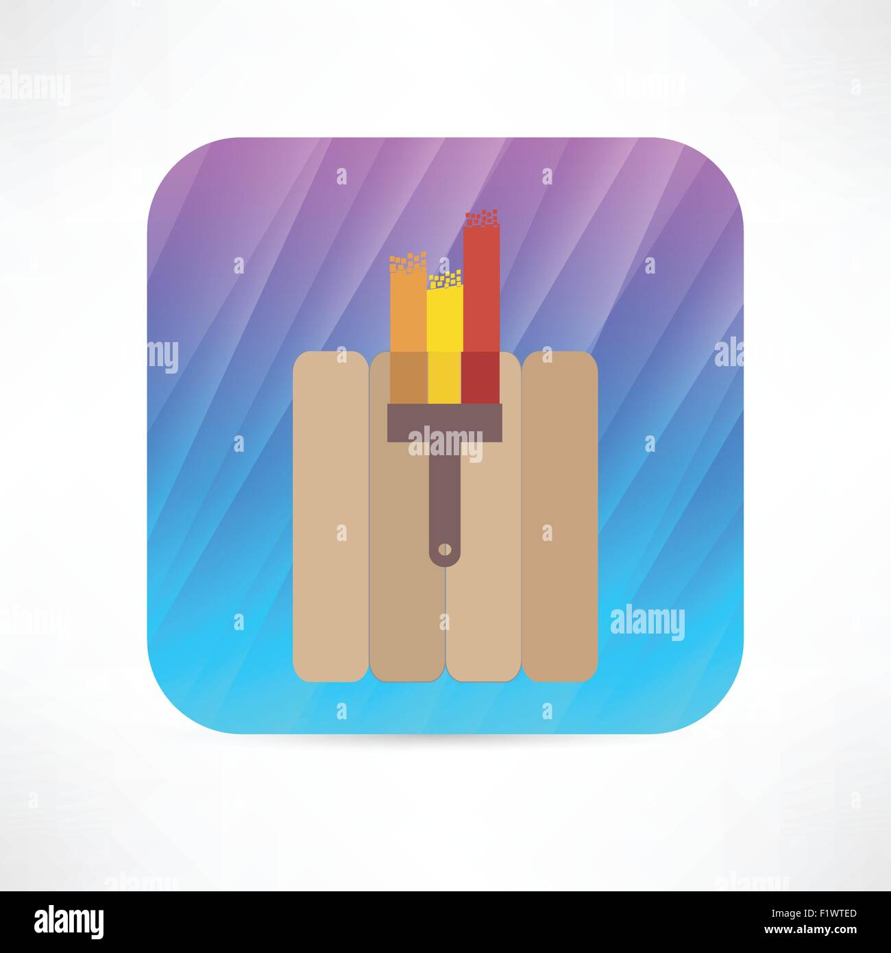 paint brush icon Stock Vector Image & Art - Alamy