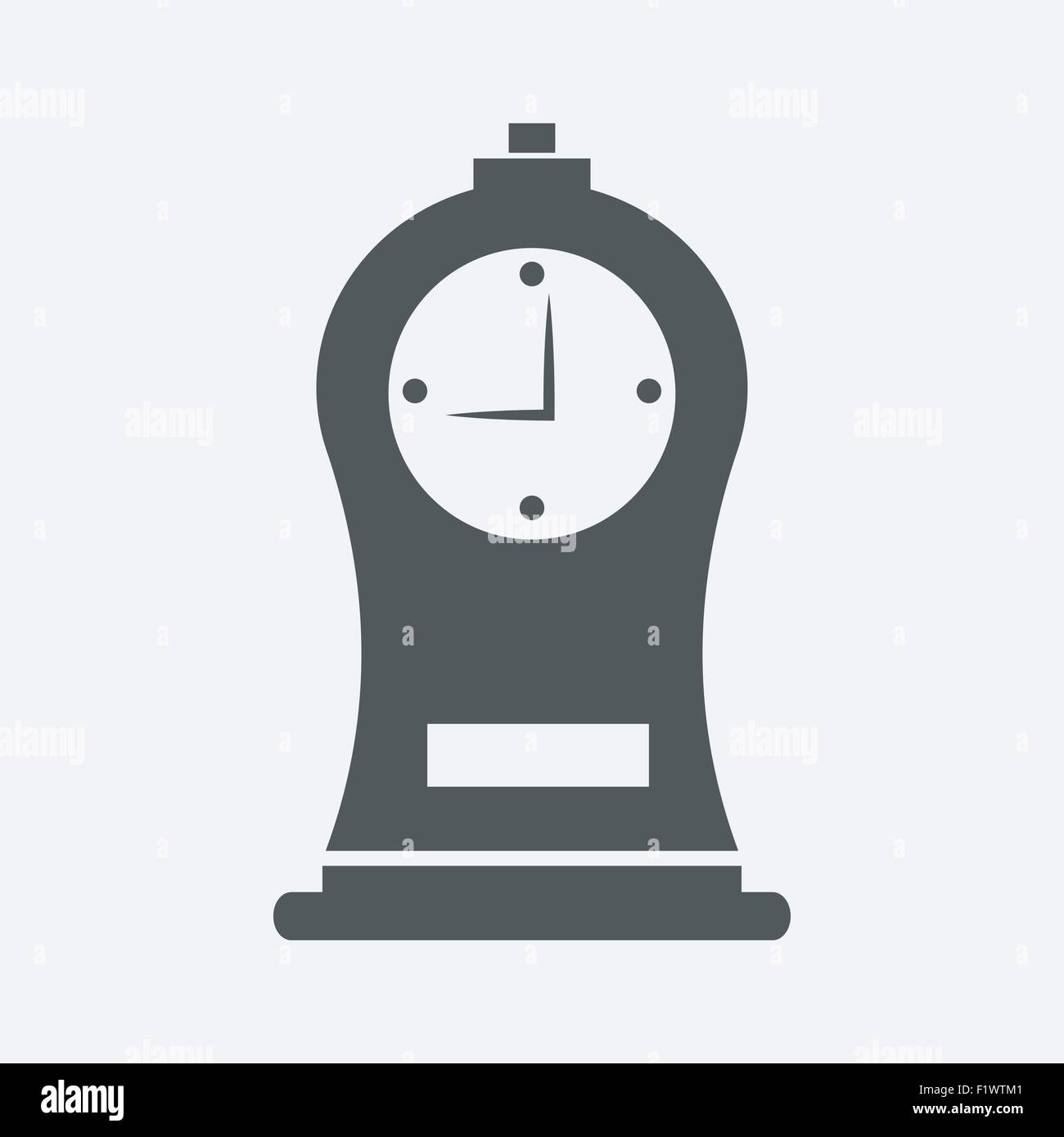 Vector Clock Icon Stock Vector Image & Art - Alamy