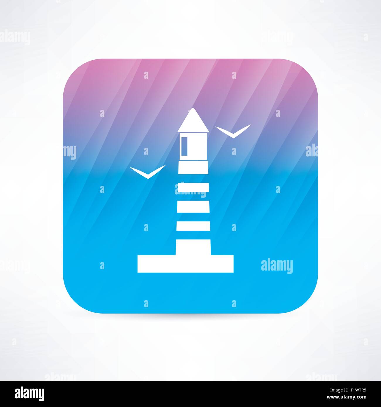 lighthouse icon Stock Vector