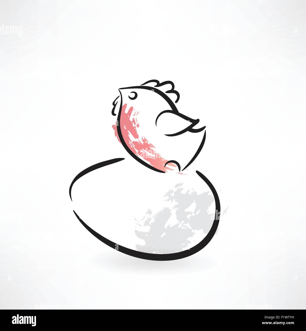 cartoon chicken icon Stock Vector Image & Art - Alamy