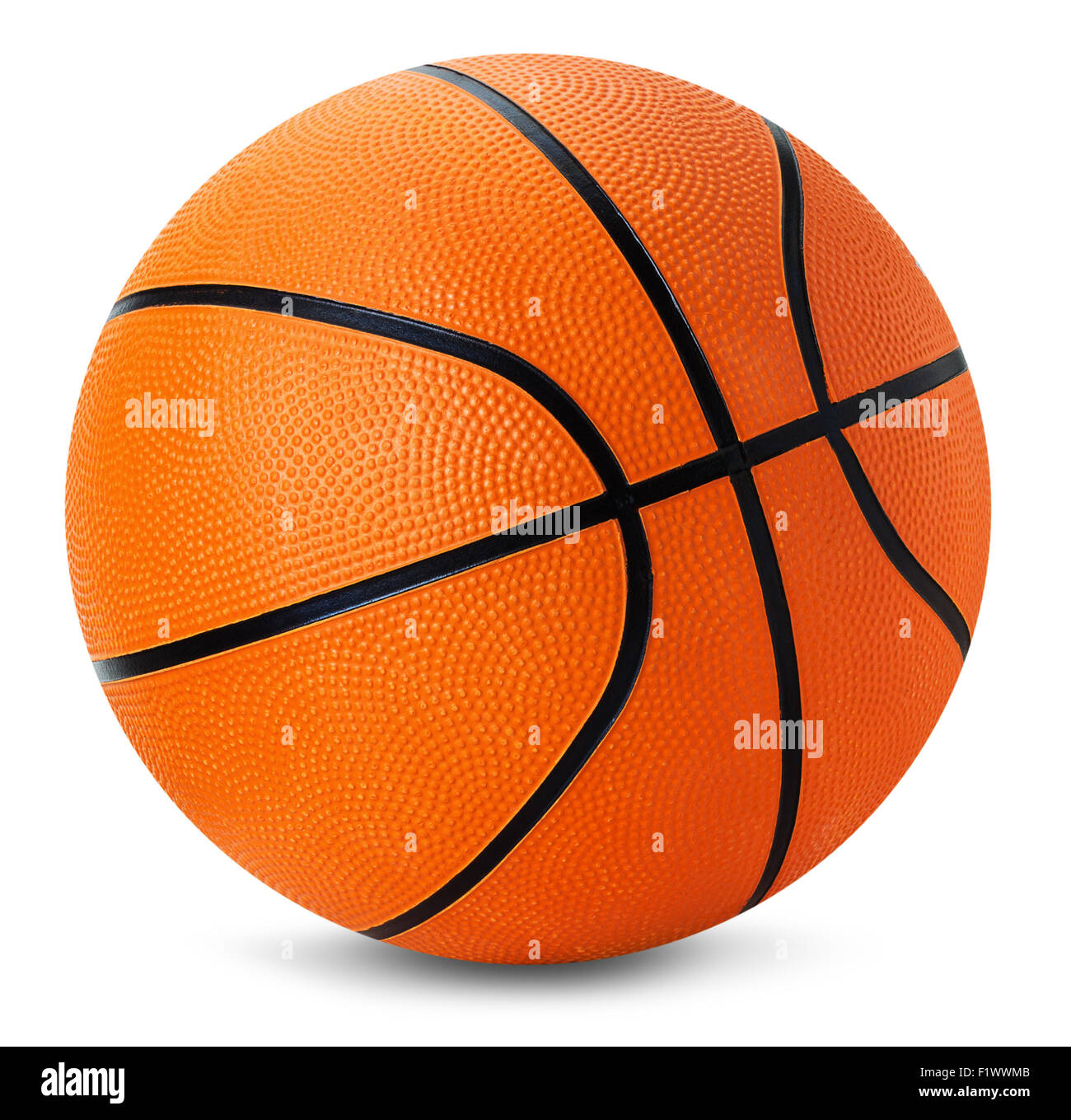 basketball ball isolated on the white background. Stock Photo