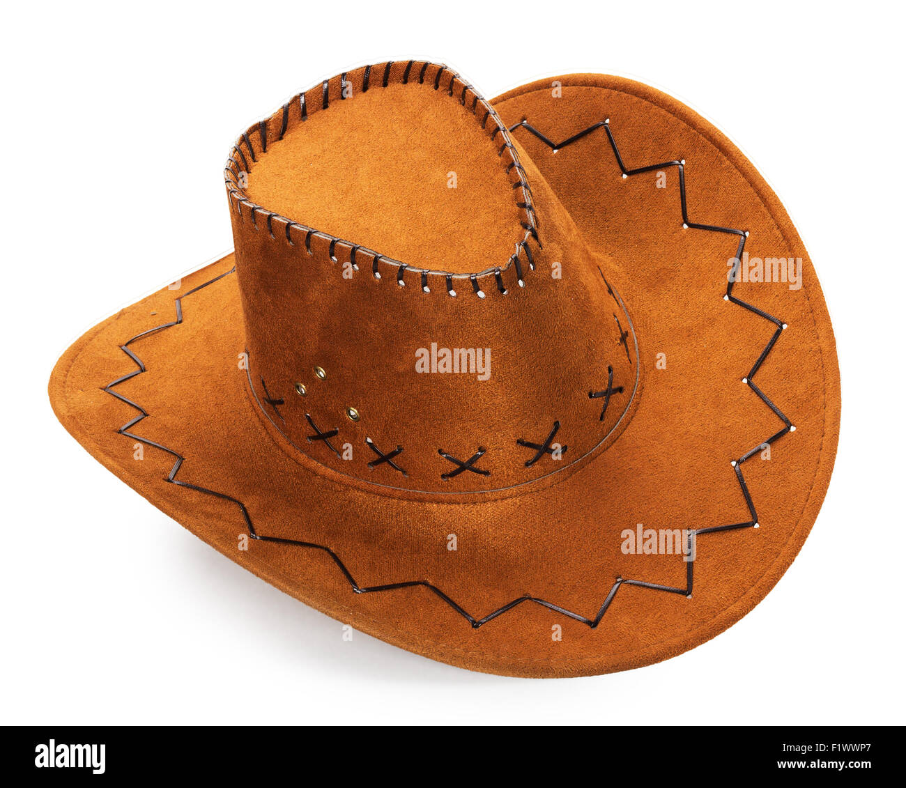 cowboy hat isolated on the white background. Stock Photo