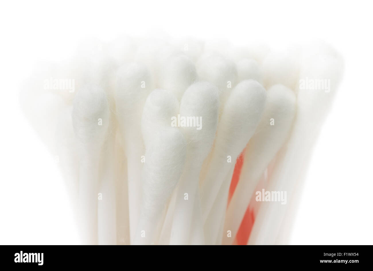 cotton buds isolated on a white background. Stock Photo