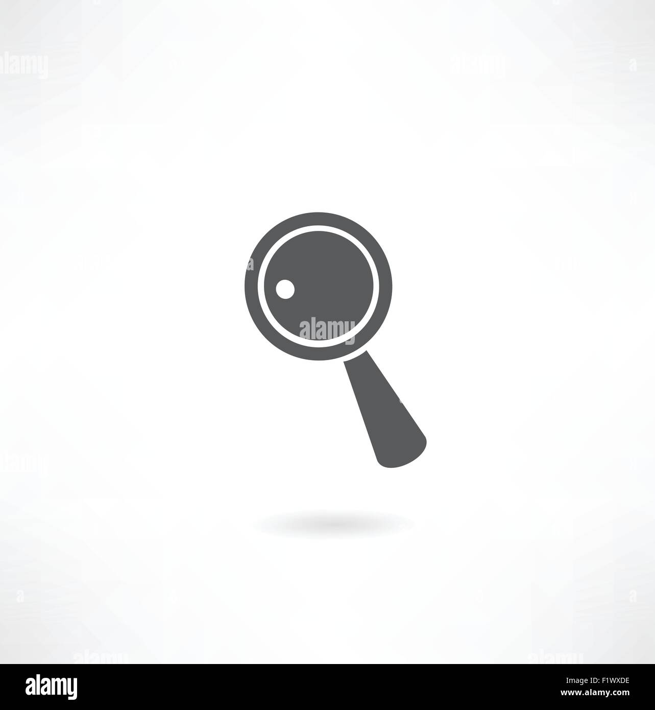 Magnifying glass isolated on white Stock Vector Image & Art - Alamy