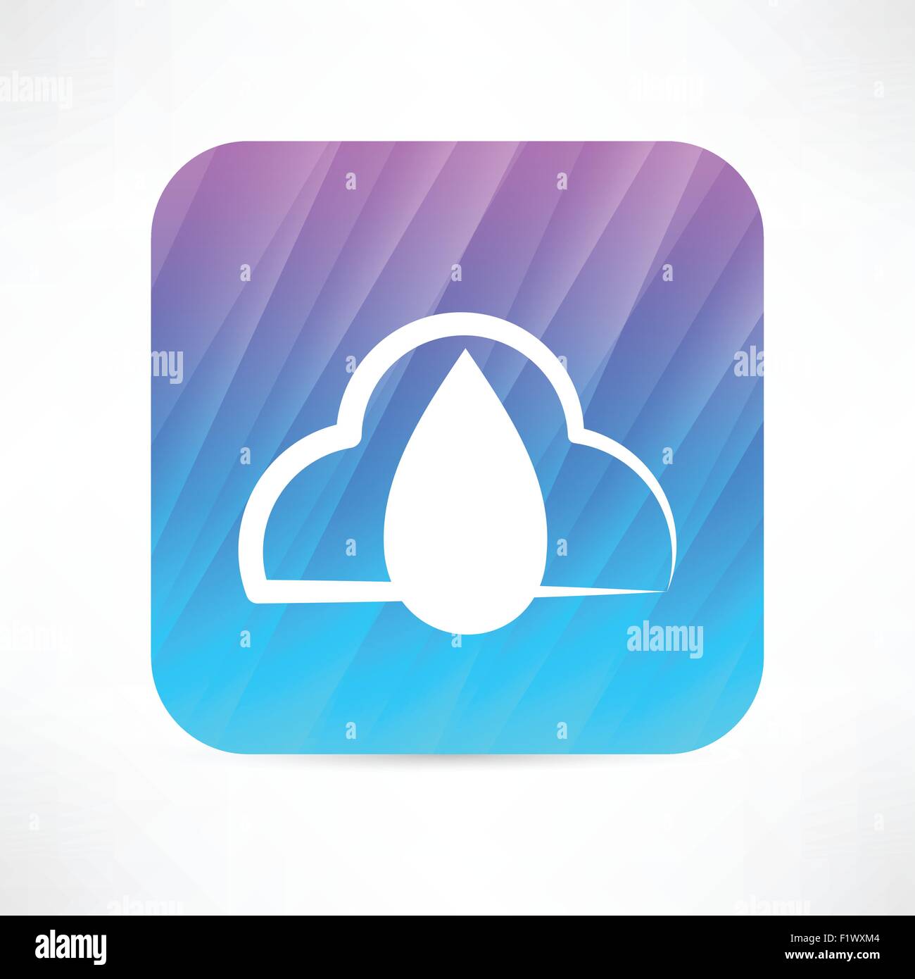 rainy cloud icon Stock Vector Image & Art - Alamy