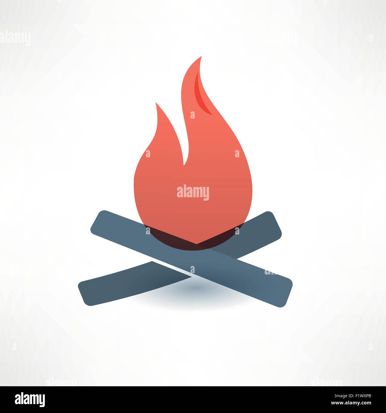 Bonfire icon. Logo design Stock Vector Image & Art - Alamy