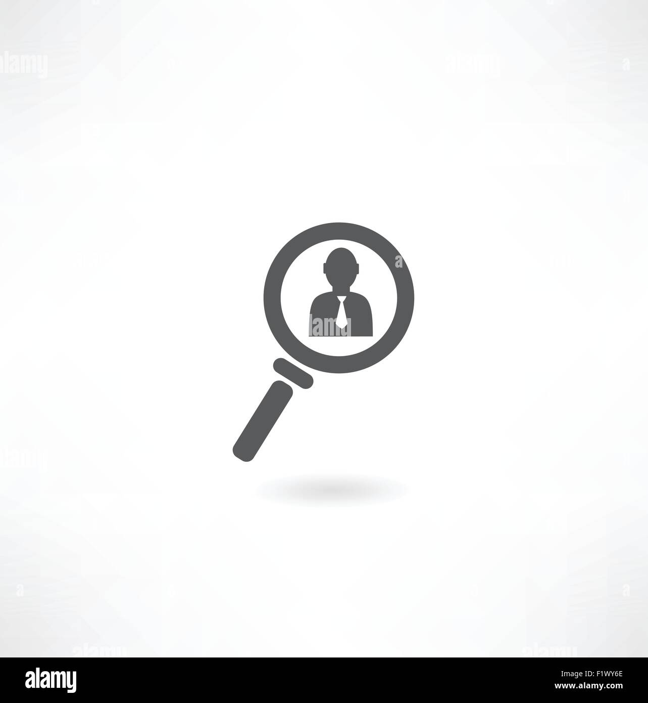 man with a magnifying glass icon Stock Vector Image & Art Alamy