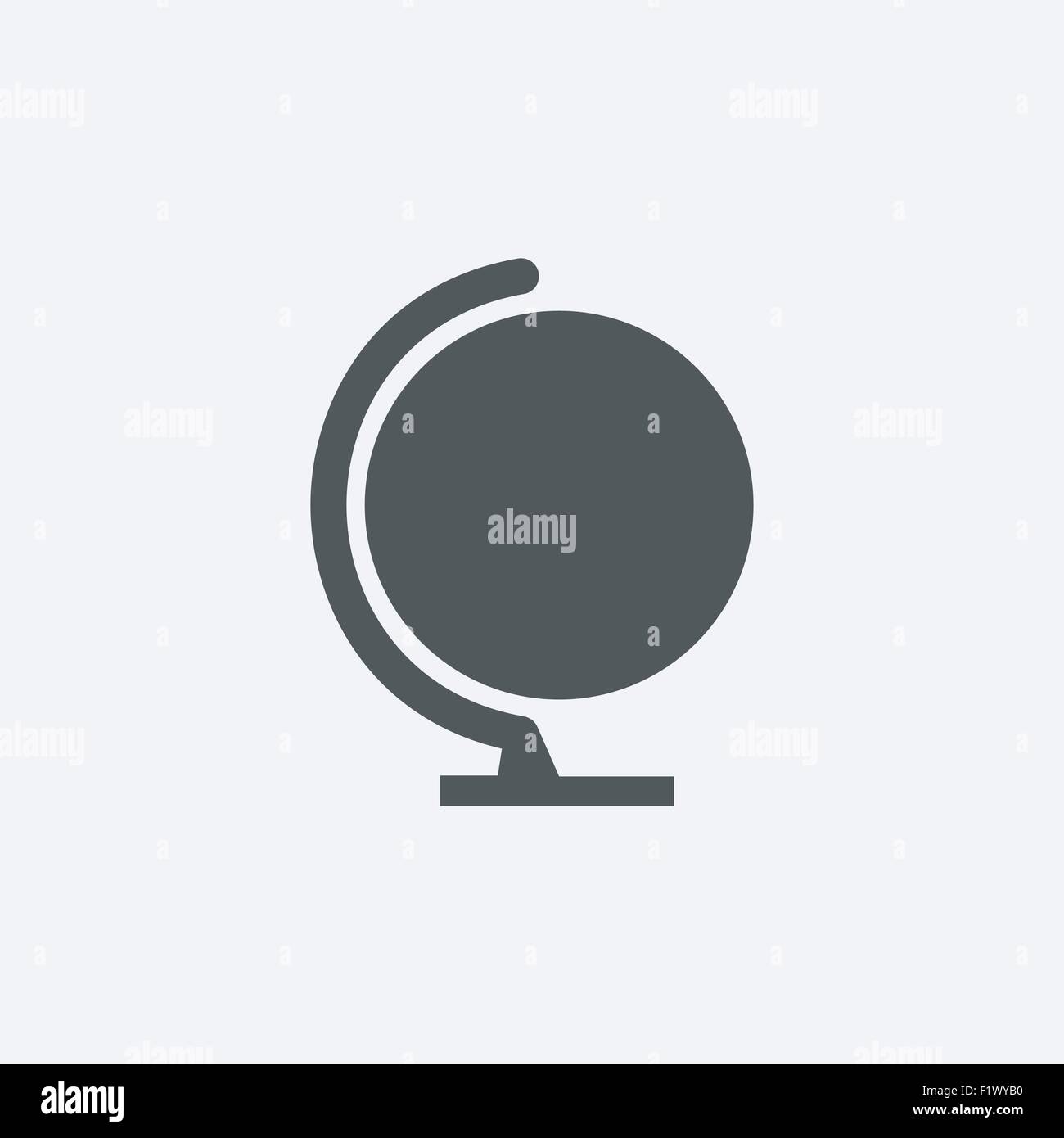 Geography earth globe icon - vector illustration Stock Vector Image ...