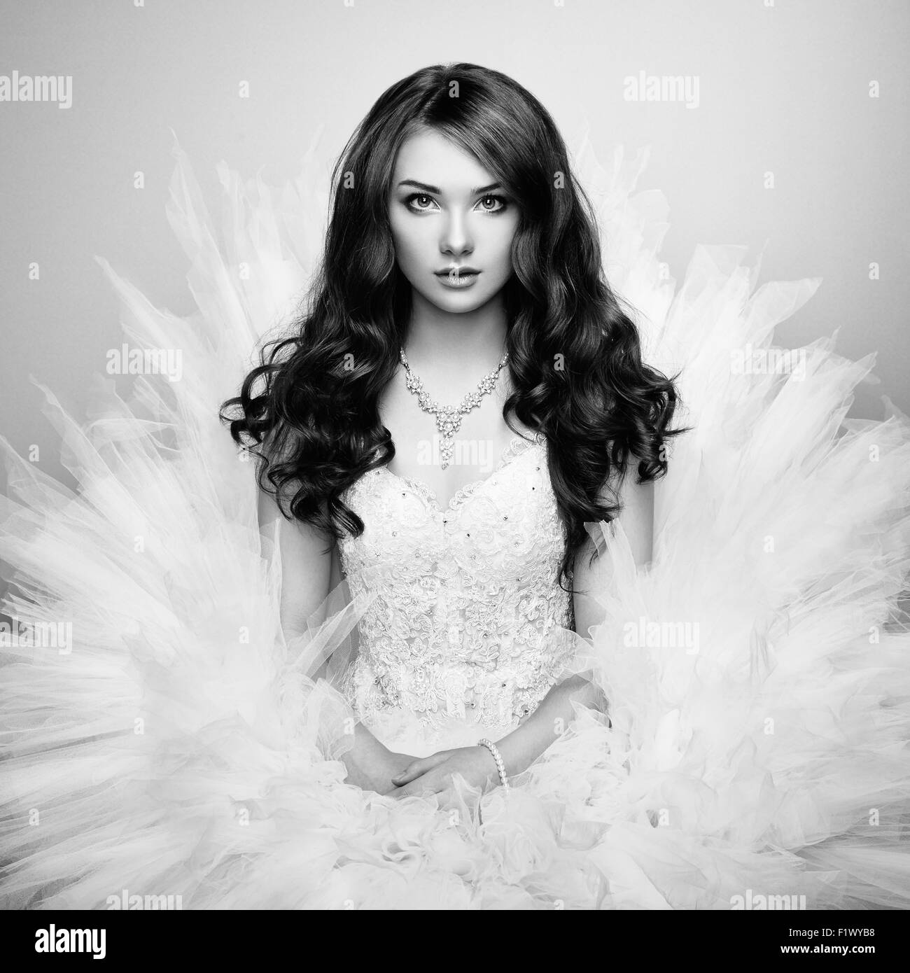 The Sound Of Music Wedding Dress Stock Photos The Sound Of Music
