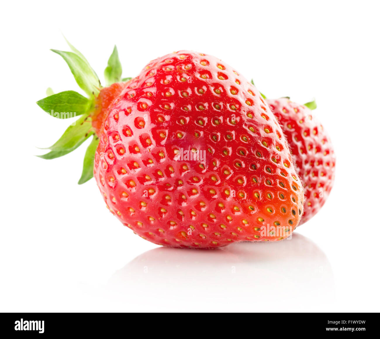 strawberry isolated on the white background Stock Photo - Alamy
