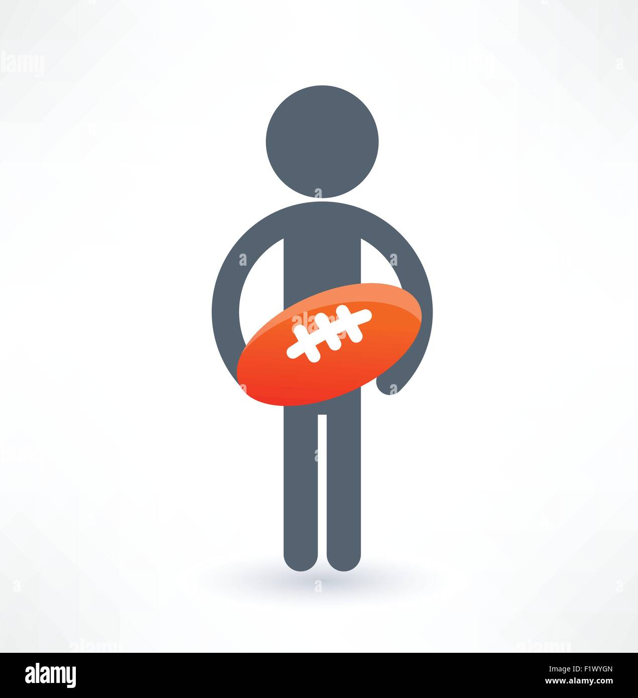 American football player icon. Logo design Stock Vector Image & Art Alamy